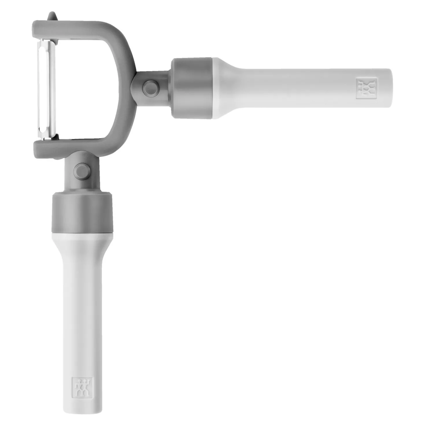 2-in-1 Sparschäler, Grau