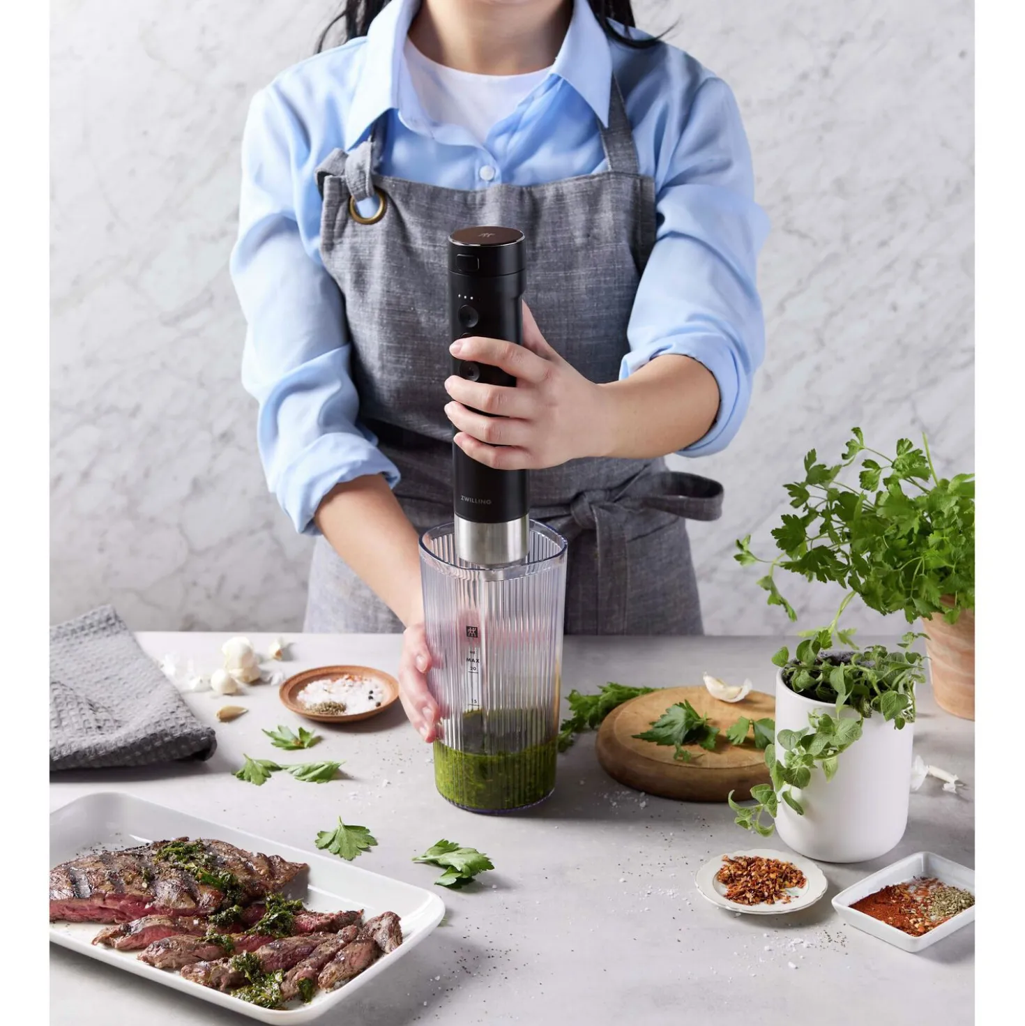Kabelloser Stabmixer, Einzelprodukt ohne Akku