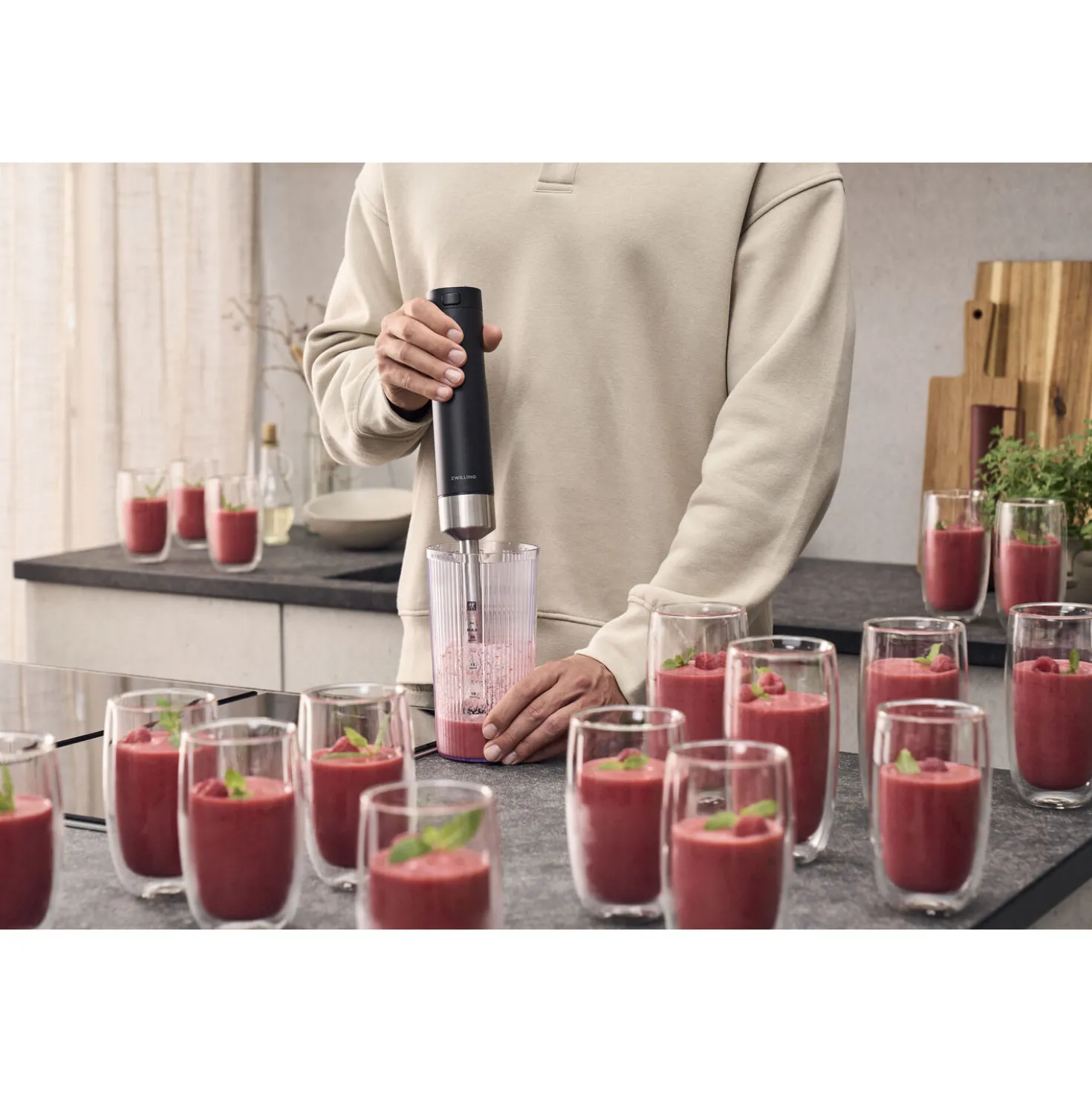 Kabelloser Stabmixer, Einzelprodukt ohne Akku