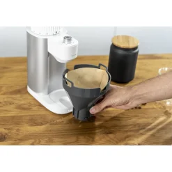 Kaffeemühle, Silber-Weiß