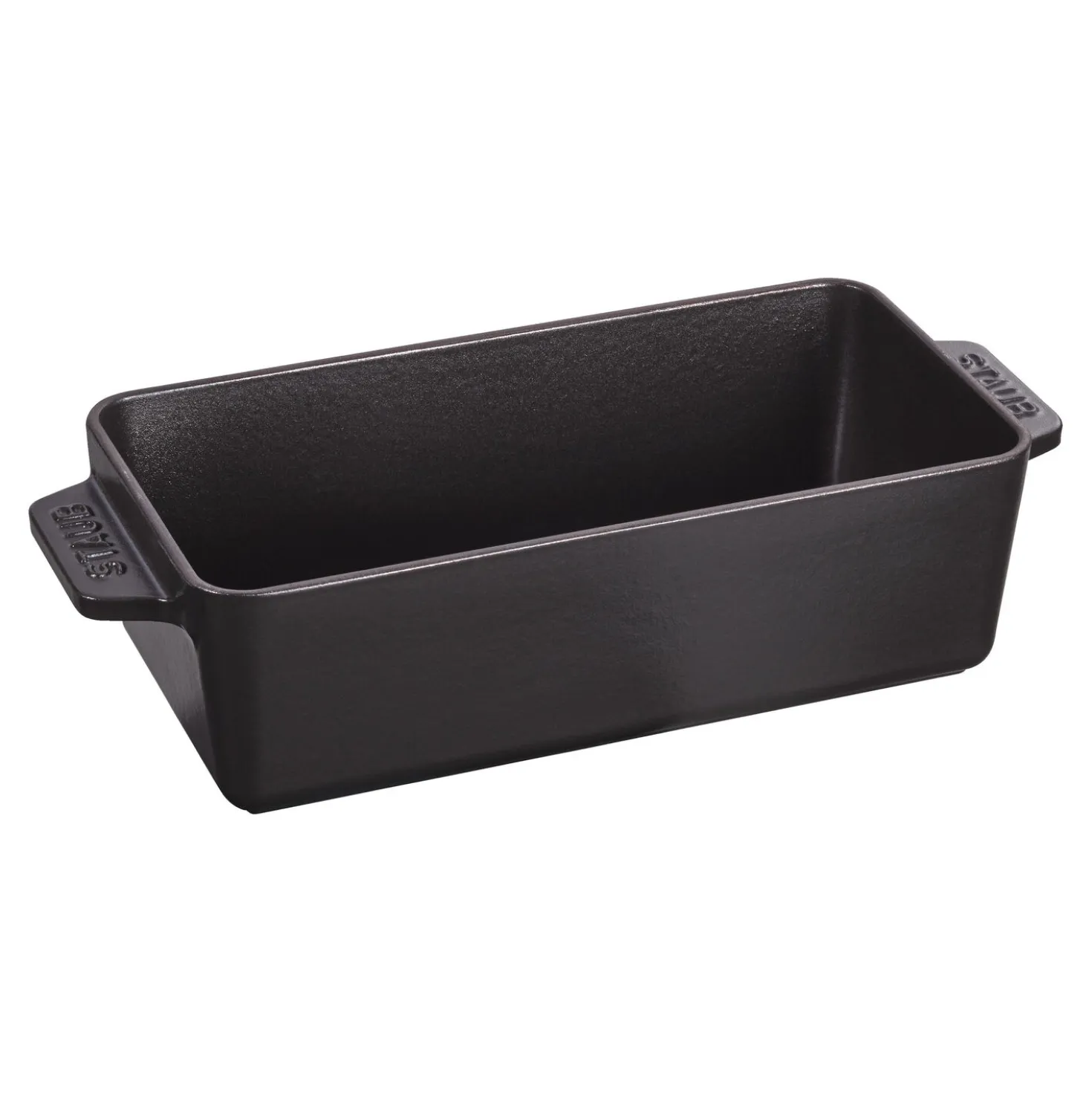 Kastenform 23 x 12 cm, rechteckig, Schwarz, Gusseisen
