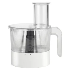 Küchenmaschine Zubeh&ouml;r, 1,2 l, Silber-Weiß