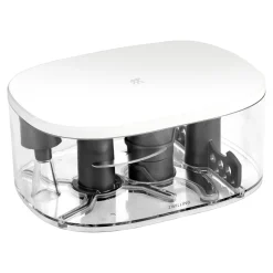 Küchenmaschine Zubeh&ouml;r, 1,2 l, Silber-Weiß