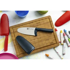 Kochmesser 10 cm, Blau