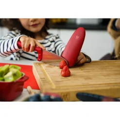 Kochmesser 10 cm, Rot