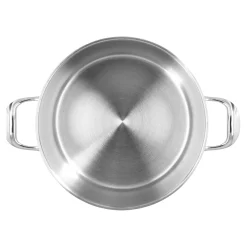 Kochtopf mit Deckel 24 cm, 18/10 Edelstahl