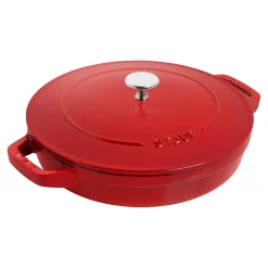 Kochtopfset Stackable 2-tlg, rund, Kirsch-Rot, Gusseisen
