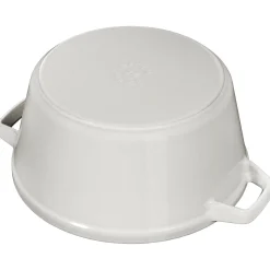 Kochtopfset Stackable 3-tlg, rund, Weisser Trüffel, Gusseisen