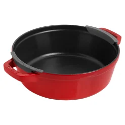 Kochtopfset Stackable 3-tlg, rund, Kirsch-Rot, Gusseisen