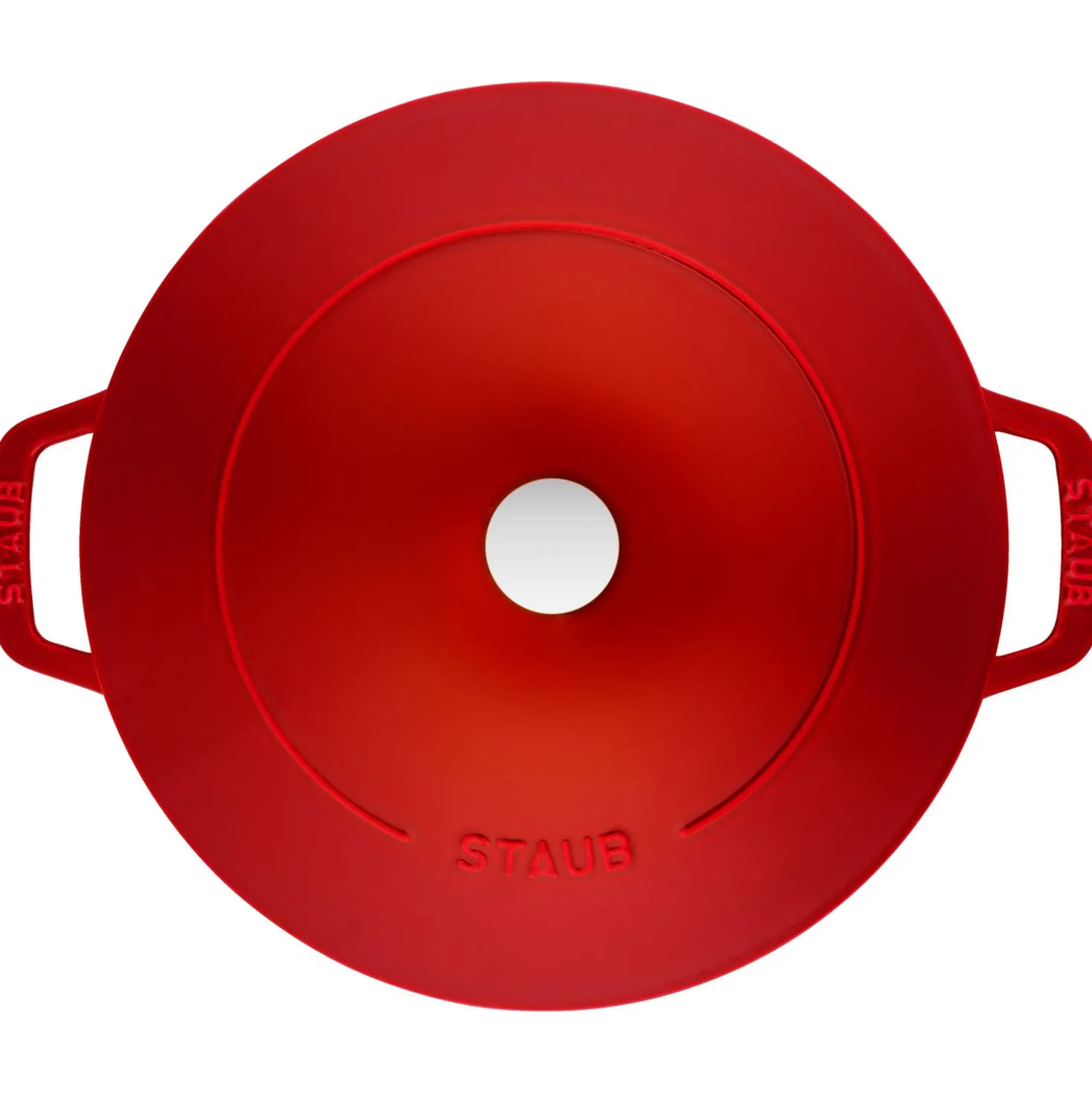 Kochtopfset Stackable 3-tlg, rund, Kirsch-Rot, Gusseisen