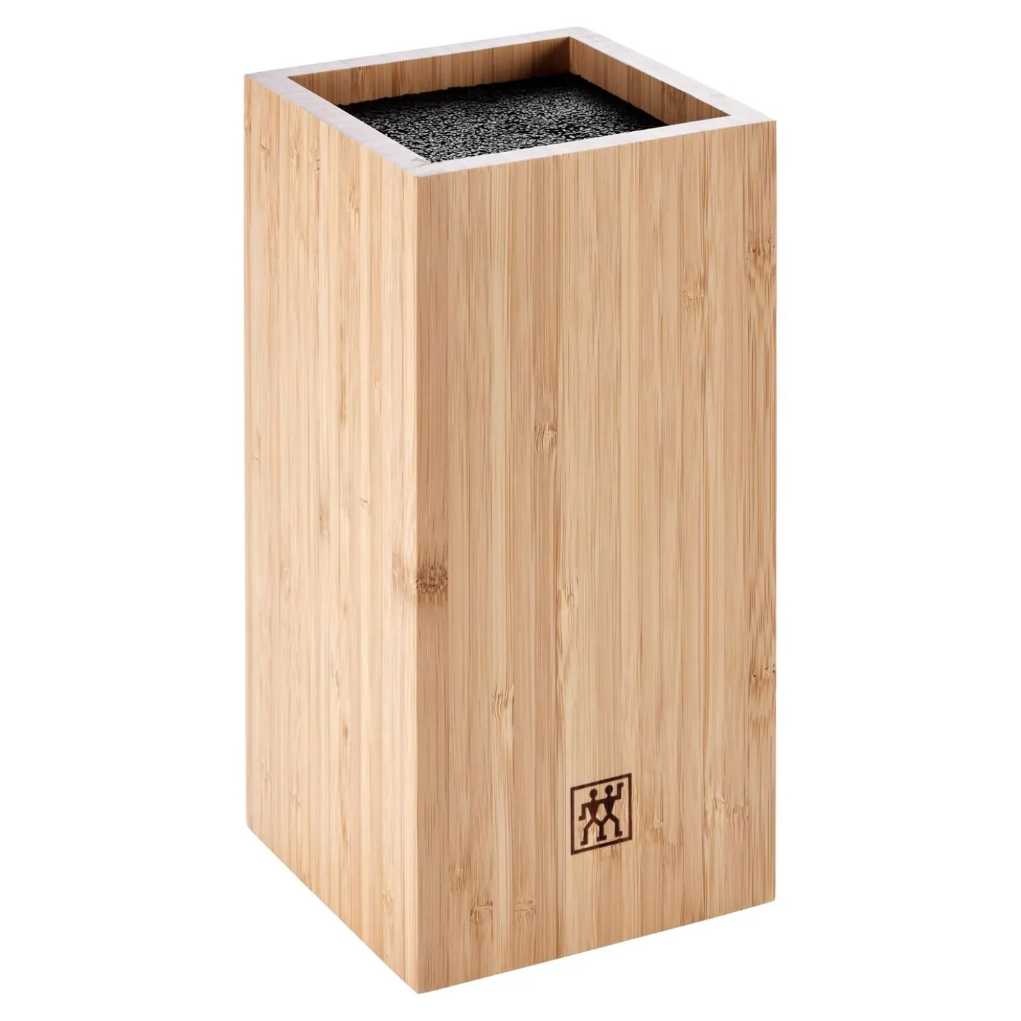 Messerblock, leer, 7, Braun