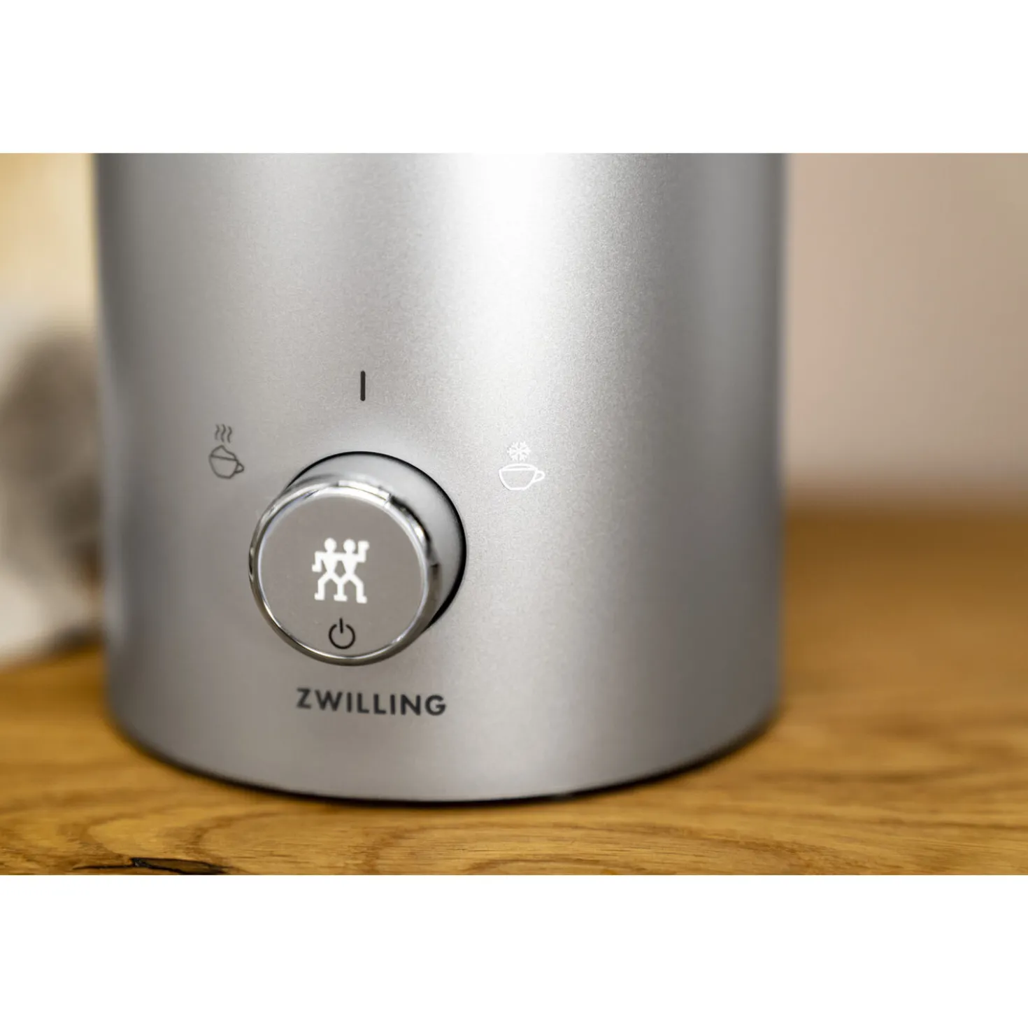 Milchaufschäumer, 400 ml, Silber