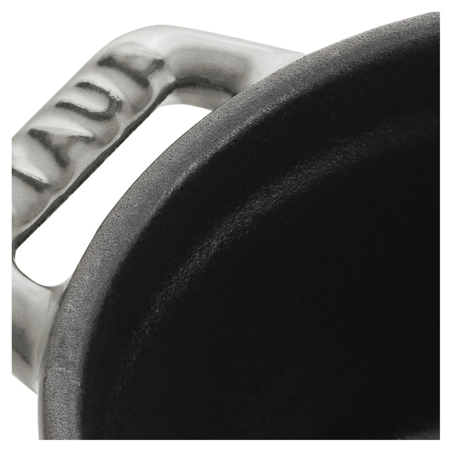 Mini Cocotte 10 cm, rund, Graphit-Grau, Gusseisen