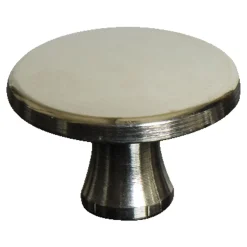 Nickelknauf groß 4 cm, Nickel