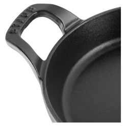 Ofenform 16 cm, rund, Graphit-Grau, Gusseisen
