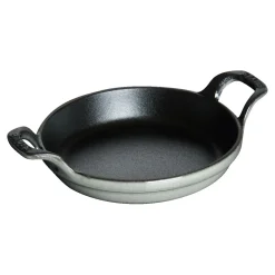 Ofenform 12 cm, rund, Graphit-Grau, Gusseisen