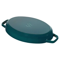 Ofenform Fisch 33 cm, oval, La-Mer, Gusseisen