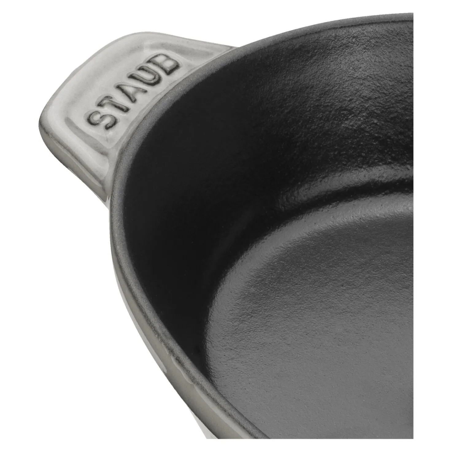 Ofenform mit Deckel 23 cm, oval, Graphit-Grau, Gusseisen