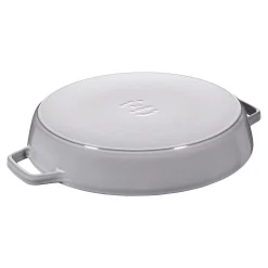 Paella-Pfanne 34 cm, Gusseisen, Graphit-Grau