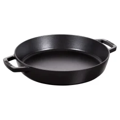 Paella-Pfanne 34 cm, Gusseisen, Schwarz