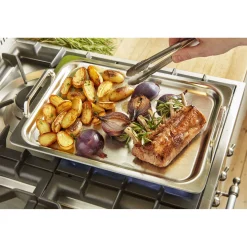 Plancha 39 cm x 27 cm, 18/10 Edelstahl