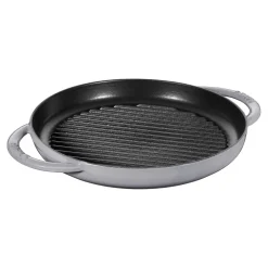 Pure Grill 26 cm, rund, Graphit-Grau, Gusseisen