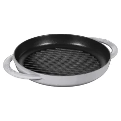 Pure Grill 23 cm, rund, Graphit-Grau, Gusseisen
