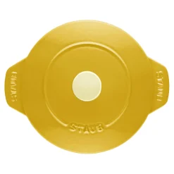 Reis-Cocotte 16 cm, rund, Citron, Gusseisen