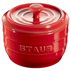 Salzfass 250 ml, Kirsch-Rot, Keramik