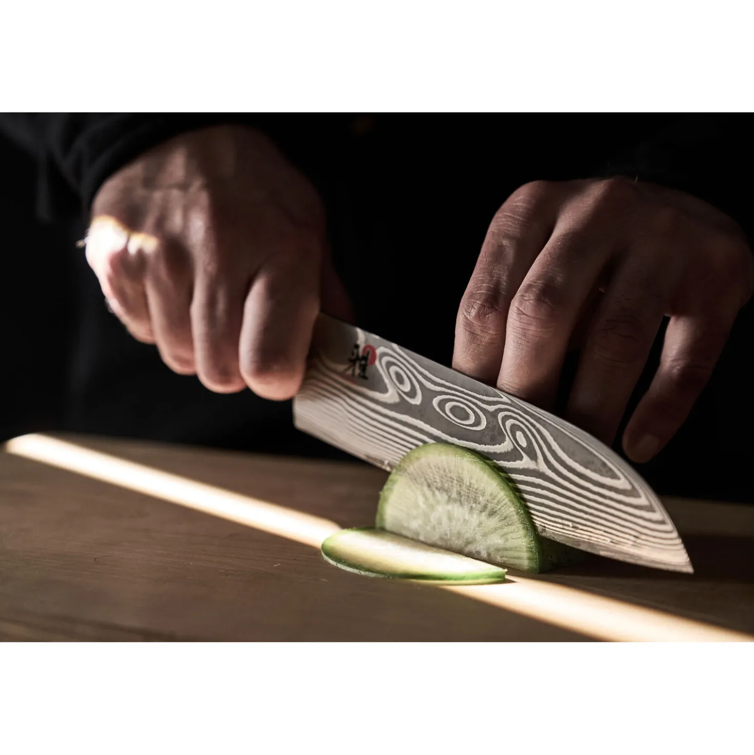 Santokumesser 18 cm, Glattschliff
