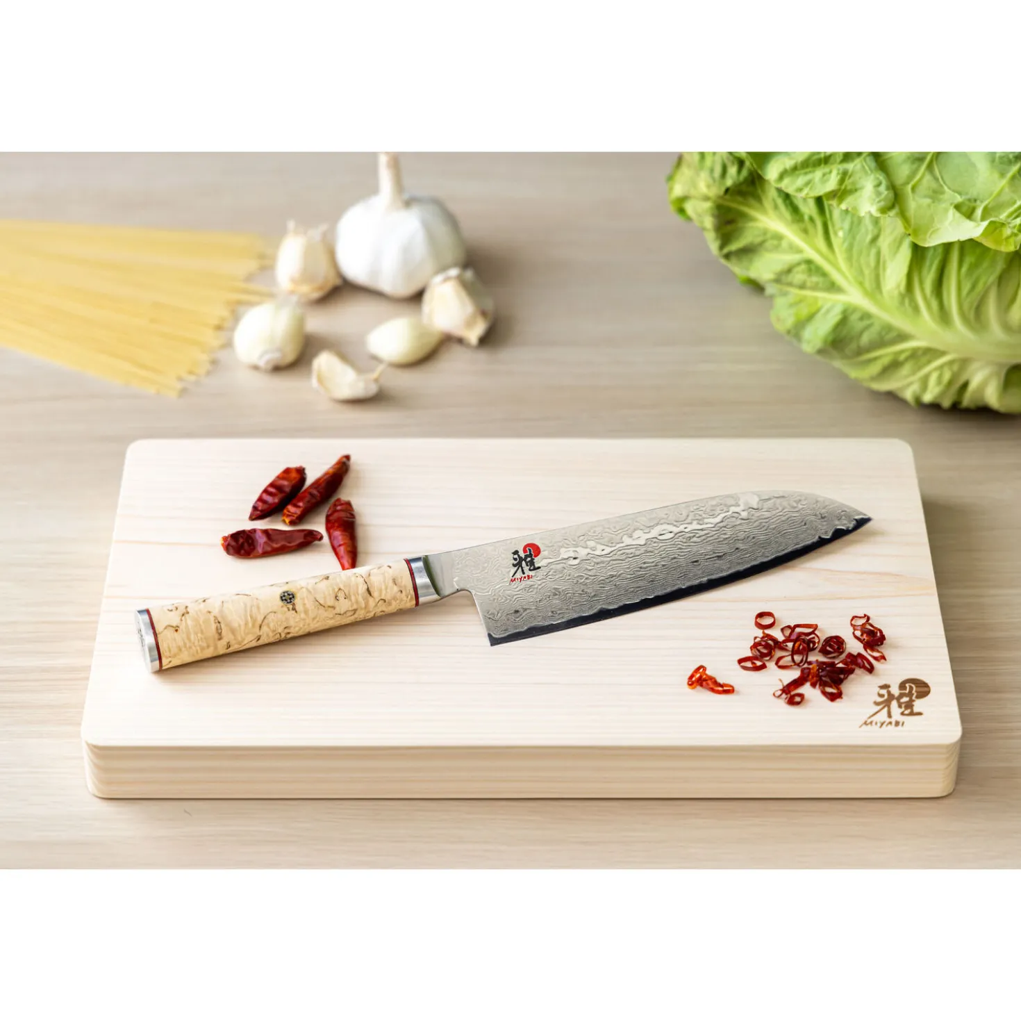 Santokumesser 18 cm, Glattschliff