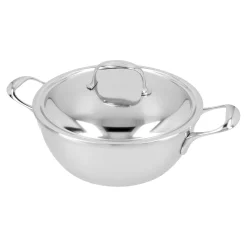 Schmorpfanne 24 cm, 18/10 Edelstahl
