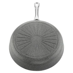 Schmorpfanne mit Deckel, 28 cm, Aluminium, Titanverstärkte keramische Antihaftbeschichtung