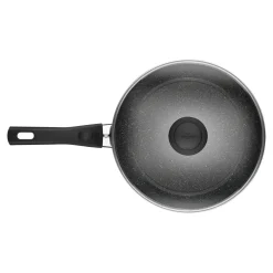 Schmorpfanne mit Deckel, 28 cm, Aluminium, Keramische Antihaftbeschichtung