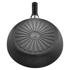 Schmorpfanne mit Deckel, 28 cm, Aluminium, Keramische Antihaftbeschichtung