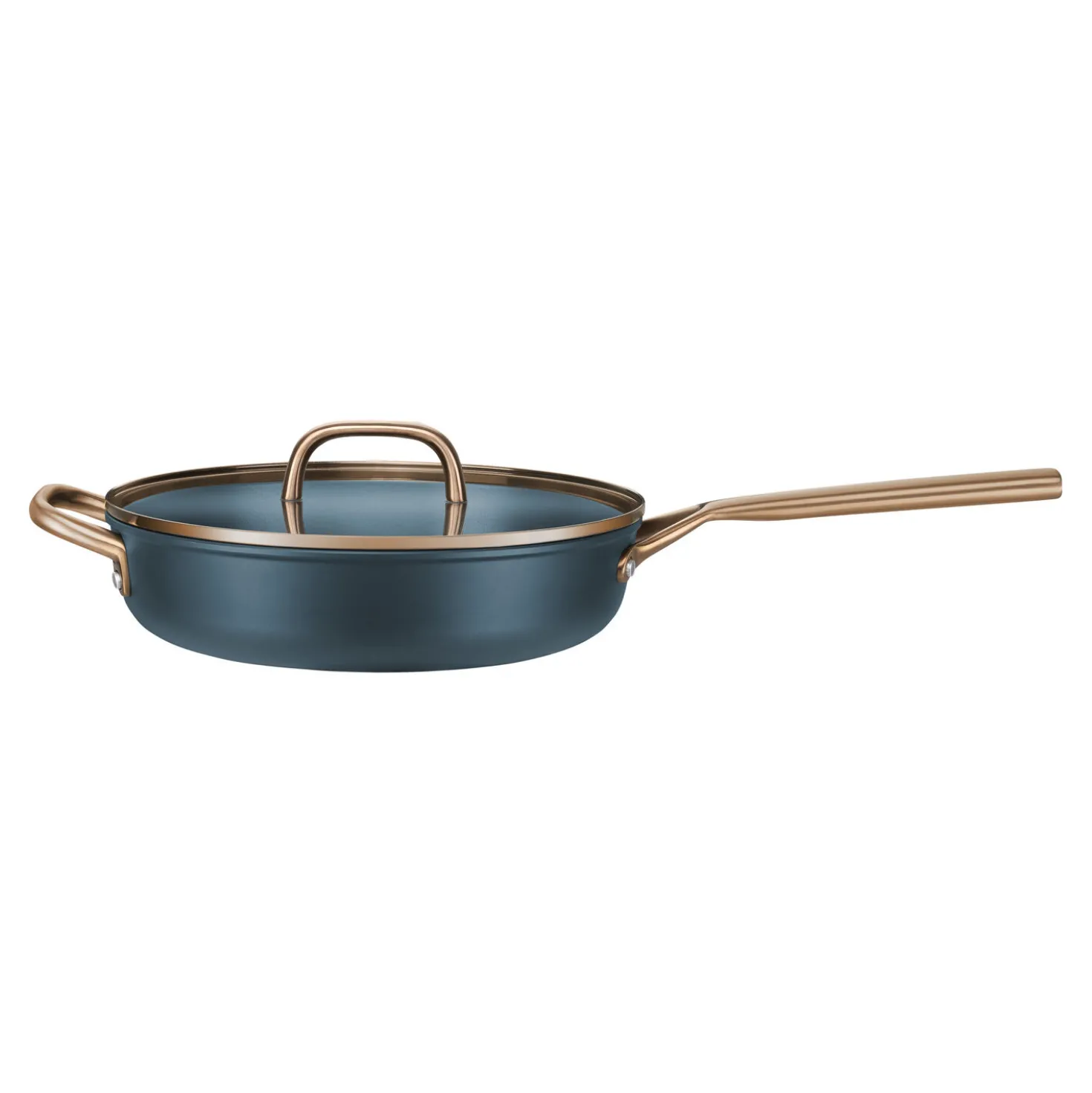Schmorpfanne mit Glasdeckel 28 cm, Aluminium