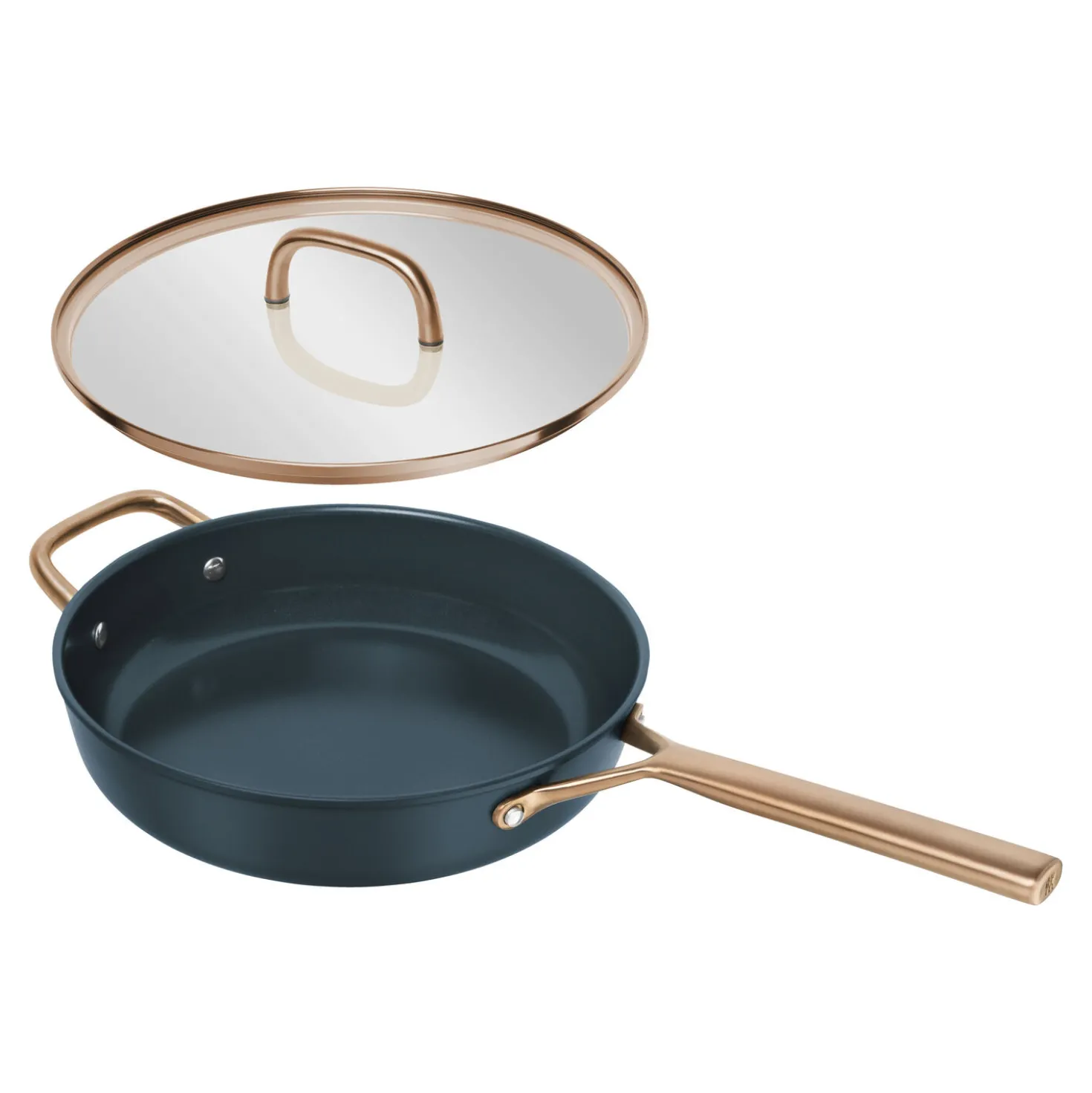 Schmorpfanne mit Glasdeckel 28 cm, Aluminium