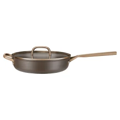 Schmorpfanne mit Glasdeckel 28 cm, Aluminium