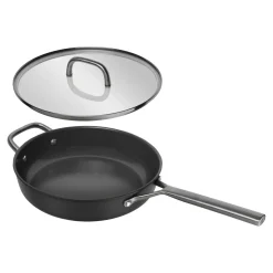 Schmorpfanne mit Glasdeckel 28 cm, Aluminium