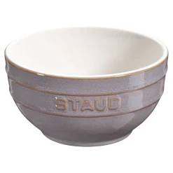 Schüssel 12 cm, rund, Antik-Grau, Keramik
