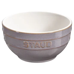 Schüssel 14 cm, rund, Antik-Grau, Keramik