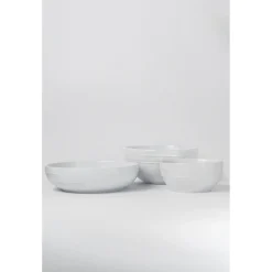 Schüssel 18 cm, rund, Weiß, Keramik