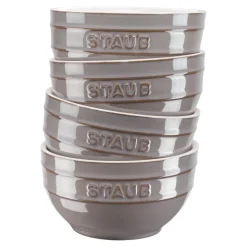 Schüssel Set 14 cm / 4-tlg, Antik-Grau, Keramik