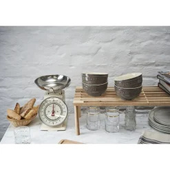 Schüssel Set 14 cm / 4-tlg, Antik-Grau, Keramik