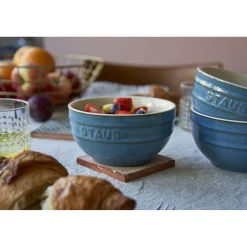 Schüssel Set 14 cm / 4-tlg, Antik-Türkis, Keramik