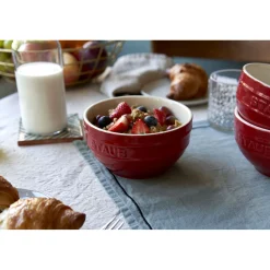 Schüssel Set 12 cm / 4-tlg, Kirsch-Rot, Keramik
