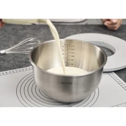 Schüssel Set S/M/L / 3-tlg, Edelstahl, Silber