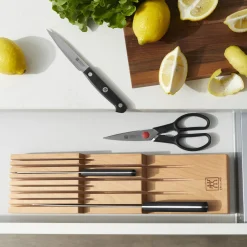 Schubladeneinsatz für bis zu 8 Messer, Buche