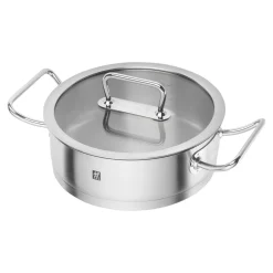 Servierpfanne 24 cm, 18/10 Edelstahl
