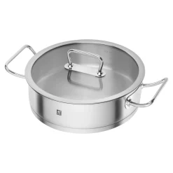 Servierpfanne 28 cm, 18/10 Edelstahl